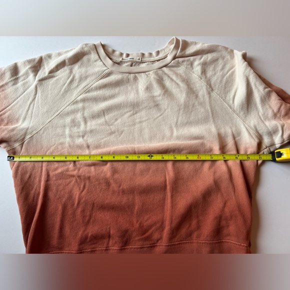 Marine Layer cream rust brown ombre California sweatshirt sz M beachy - Picture 5 of 7